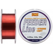 Лісочка Brain Feeder 300 m 0,204 мм #1.5, 3.6 кг, 7.9 lb, ц.: copper