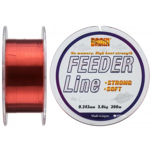 Лісочка Brain Feeder 300 m 0,204 мм #1.5, 3.6 кг, 7.9 lb, ц.: copper в інтернет супермаркеті PbayMarket!