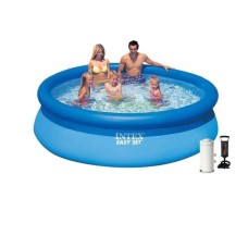 Надувний басейн Intex 28122-3, 305 х 76 см (2 006 л/год, підстилка, тент, насос)