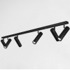 Світильник стельовий MSK Electric Telescope з повертними плафонами NL 22501-6 BK