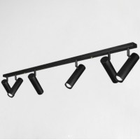 Світильник стельовий MSK Electric Telescope з повертними плафонами NL 22501-6 BK Світильник стельовий MSK Electric Telescope з повертними плафонами NL 22501-6 BK