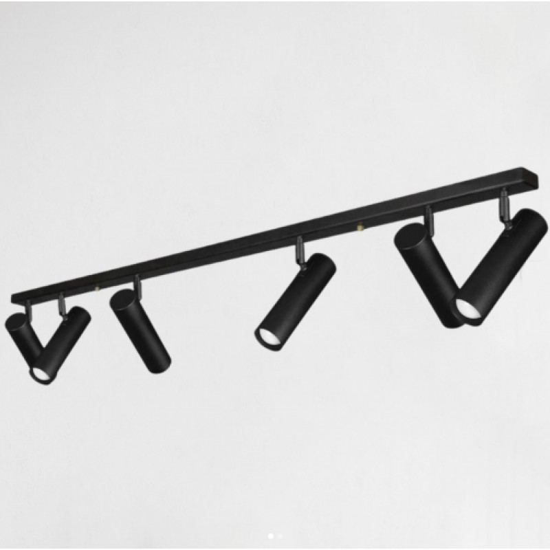 Світильник стельовий MSK Electric Telescope з повертними плафонами NL 22501-6 BK