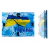 Настінний годинник Montre Україна Прапор на фоні неба 28x38 см Скло Тихий хід (18132) в інтернет супермаркеті PbayMarket!