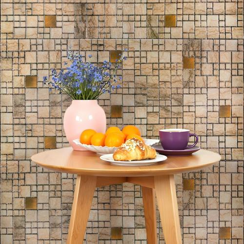 Декоративна ПВХ панель Sticker Wall 960x480x4 мм Бежево-коричневий (D) SW-00002479 Декоративна ПВХ панель Sticker Wall 960x480x4 мм Бежево-коричневий (D) SW-00002479