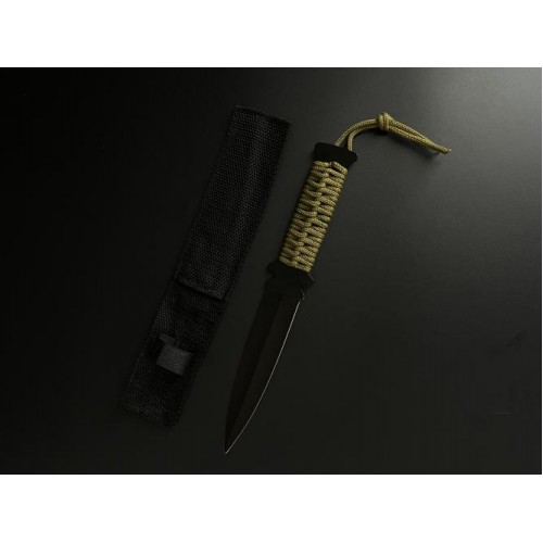 Ніж туристичний Gorillas BBQ 2-882 25 см Зелений (KN1054) Ніж туристичний Gorillas BBQ 2-882 25 см Зелений (KN1054)