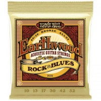 Струни для акустичної гітари Ernie Ball 2008 Earthwood Acoustic 80/20 Bronze Rock and Blues 10/52 Струни для акустичної гітари Ernie Ball 2008 Earthwood Acoustic 80/20 Bronze Rock and Blues 10/52