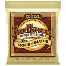 Струни для акустичної гітари Ernie Ball 2008 Earthwood Acoustic 80/20 Bronze Rock and Blues 10/52
