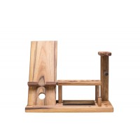 Дерев'яний органайзер для косметики ecoWalnut 300х150х250 мм Дерев'яний органайзер для косметики ecoWalnut 300х150х250 мм