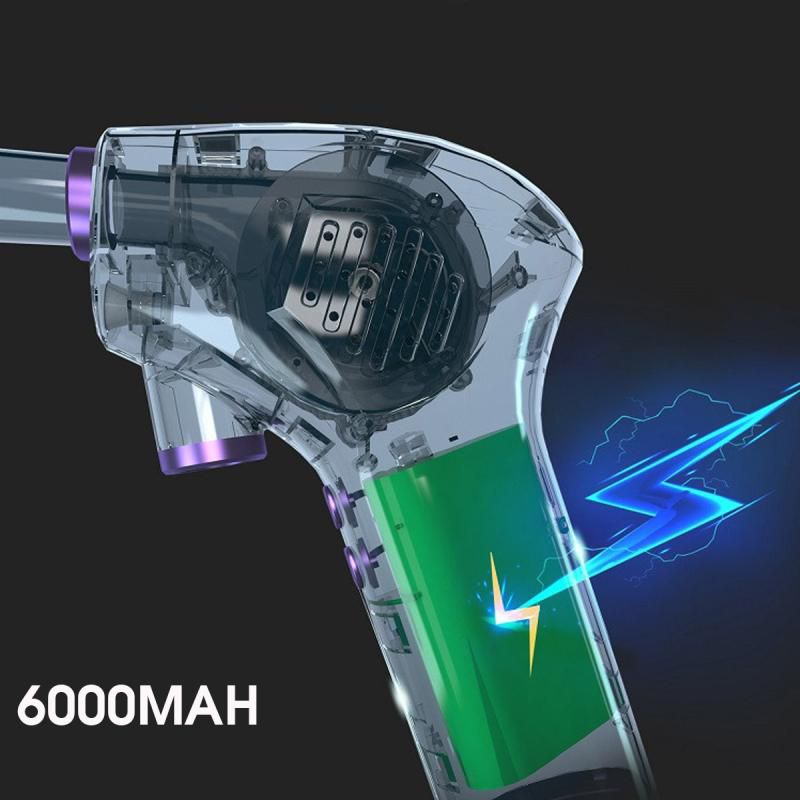 Портативний повітряний компресор на акумуляторі для продування ПК, ноутбуків, кондиціонерів Nectronix RPM-6000