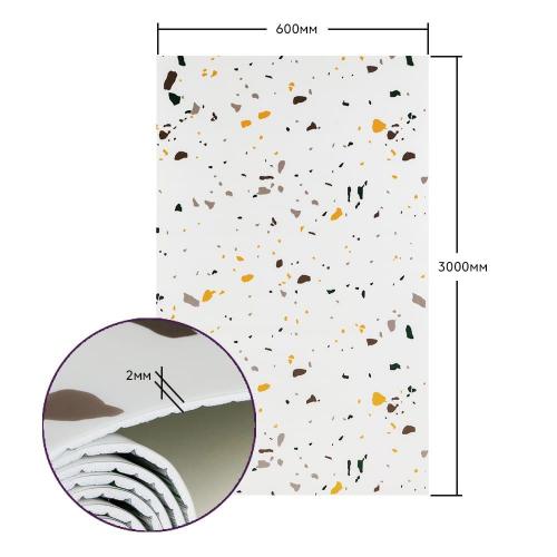 Самоклеюча стінова PET плитка в рулоні 600*3000*2mm SW-00001695 Sticker Wall Самоклеюча стінова PET плитка в рулоні 600*3000*2mm SW-00001695 Sticker Wall