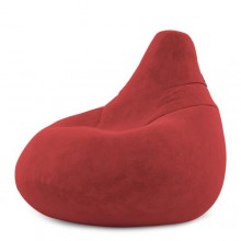 Крісло Мішок Груша Замша 120х85 Студія Комфорту Стандарт бордовий