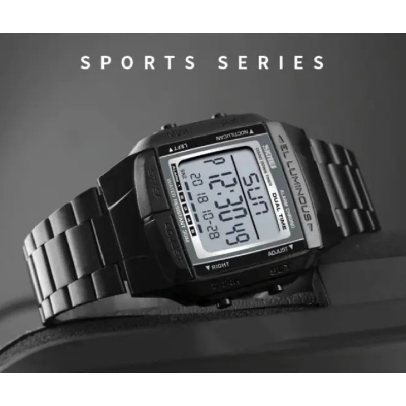 Годинник наручний Skmei Illuminator Чорний