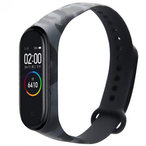 Ремінець Painted Strap для Xiaomi Mi Band 5/6 Grey Camo Ремінець Painted Strap для Xiaomi Mi Band 5/6 Grey Camo