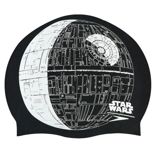 Шапочка для плавання SPEEDO SLOGAN PRINT 808385C852 Star Wars Death Star Чорний-сірий в інтернет супермаркеті PbayMarket!