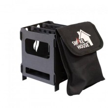 Похідна піч тріскачка Smoke House в чохлі 25х18 см Чорний 1013310751 Похідна піч тріскачка Smoke House в чохлі 25х18 см Чорний 1013310751