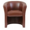 Крісло Richman Бум 650 x 650 x 800H см Zeus Deluxe Bright Brown Коричневе