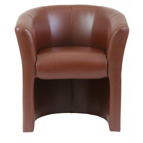 Крісло Richman Бум 650 x 650 x 800H см Zeus Deluxe Bright Brown Коричневе в інтернет супермаркеті PbayMarket!