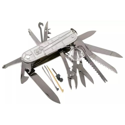 Складаний ніж Victorinox Swisschamp 91 мм 31 функція Сріблястий (1.6794.T7) Складаний ніж Victorinox Swisschamp 91 мм 31 функція Сріблястий (1.6794.T7)