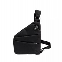 Чоловіча сумка через плече Cross Body 134x11.2x300 мм Чорна (4999VB)