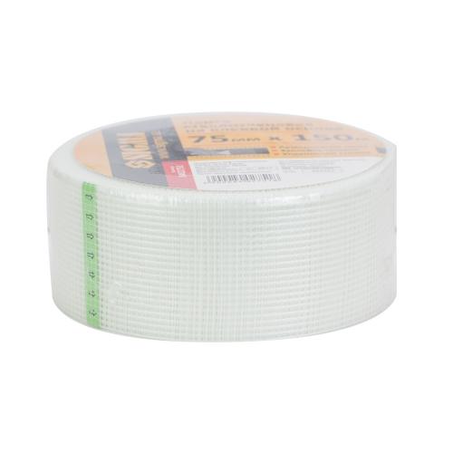 Стрічка склотканина на клейовій основі 75мм×150м SIGMA (8402751) Стрічка склотканина на клейовій основі 75мм×150м SIGMA (8402751)
