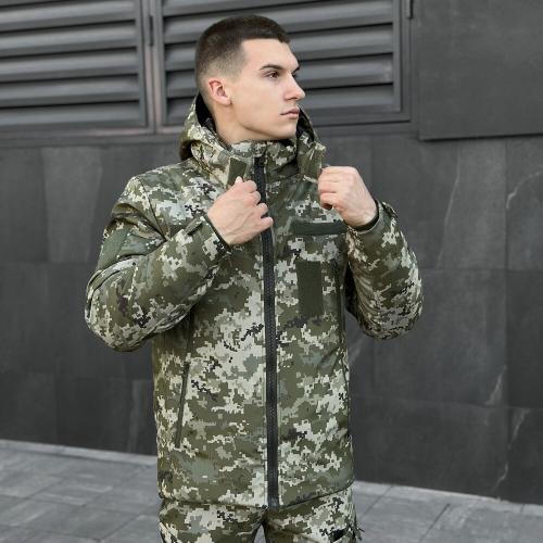 Куртка чоловіча зимова Pobedov Jacket Motive 145040 M Піксель (00000006840) Куртка чоловіча зимова Pobedov Jacket Motive 145040 M Піксель (00000006840)