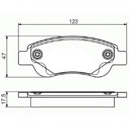 Колодки гальмові Bosch дискові передні PR2 CITROEN/PEUGEOT/TOYOTA C1/107/Aygo 05> 0986495085 в інтернет супермаркеті PbayMarket!