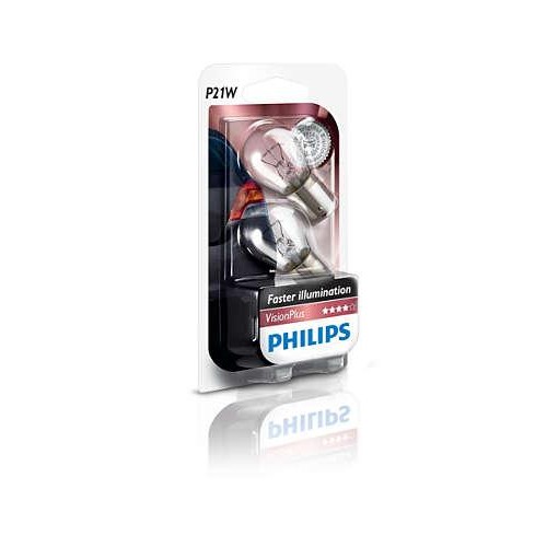 Автолампа ук. PHILIPS 12498VPB2 P21W 12V 21W BA15s VisionPlus в інтернет супермаркеті PbayMarket!