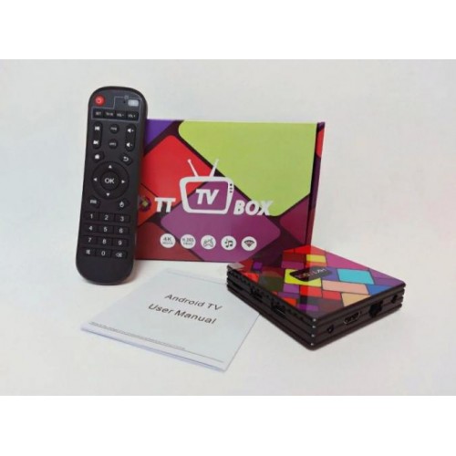 Смарт приставка (Smart TV) медіааплеєр Andorid 9.0 з Bluetooth та дисплеєм XPROCAST HK1 4GB/32GB