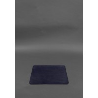 Килимок для мишки з натуральної шкіри 1.0 темно-синій краст BlankNote