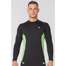 Чоловічий спортивний лонгслів Radical Fury Duo LS XXL Чорно-зелений (r0540)
