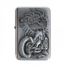 Запальничка бензинова Champ Bike Lighter дракон та байк (40400300B)