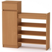 Тумба для взуття ТО-16 Компанит Бук (100х28х100 см)