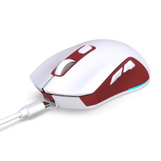 Миша бездротова HXSJ Т28 з акумулятором та RGB підсвічуванням 2,4G+Bluetooth Red