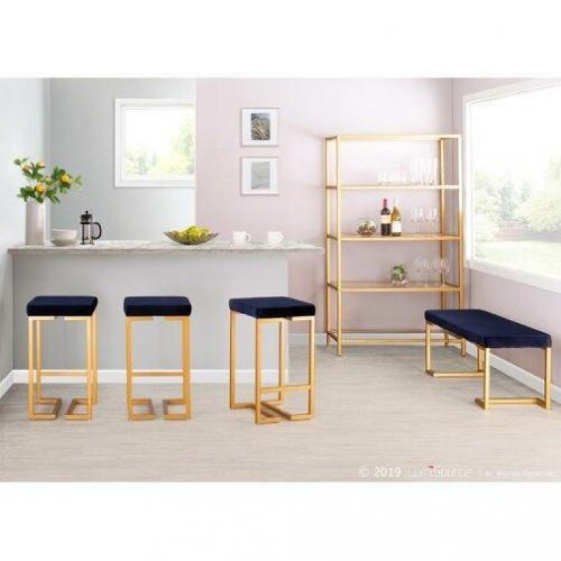 Барний стілець у стилі Loft NS-173 910x400x400 мм Золотой