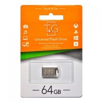 Флеш-накопичувач USB 64GB T&G 105 Metal Series Silver (TG105-64G)