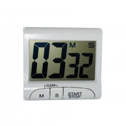 Таймер кухонний з дисплеєм Lux Electronic Timer D-016 Білий Таймер кухонний з дисплеєм Lux Electronic Timer D-016 Білий