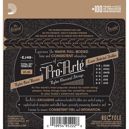 Струни для класичної гітари D'Addario EJ49 Classic Guitar Strings Струни для класичної гітари D'Addario EJ49 Classic Guitar Strings