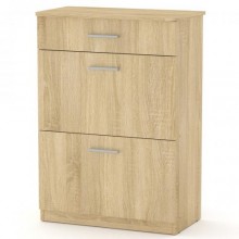 Тумба для взуття Компаніт ТО-3А Дуб сонома (73х40х102 см)