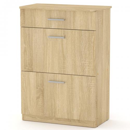 Тумба для взуття Компаніт ТО-3А Дуб сонома (73х40х102 см) Тумба для взуття Компаніт ТО-3А Дуб сонома (73х40х102 см)