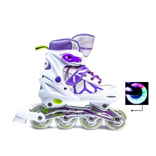 Ролики Scale Sports розмір 29-33 White-Violet (LF 601A-S-1) Ролики Scale Sports розмір 29-33 White-Violet (LF 601A-S-1)