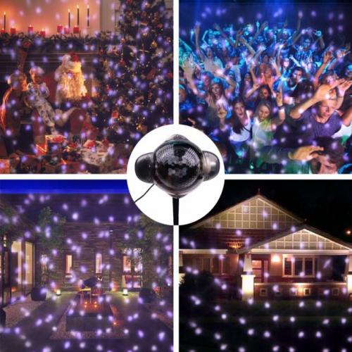 Світлодіодний лазерний проектор вуличний Christmas Snowfall Projector WL-808