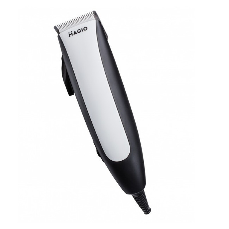 Машинка для стрижки волосся MAGIO MG-582 провідна 4 насадки кераміка White