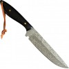 Ніж туристичний Gorillas BBQ 4615 21 см Чорний (KN1035)