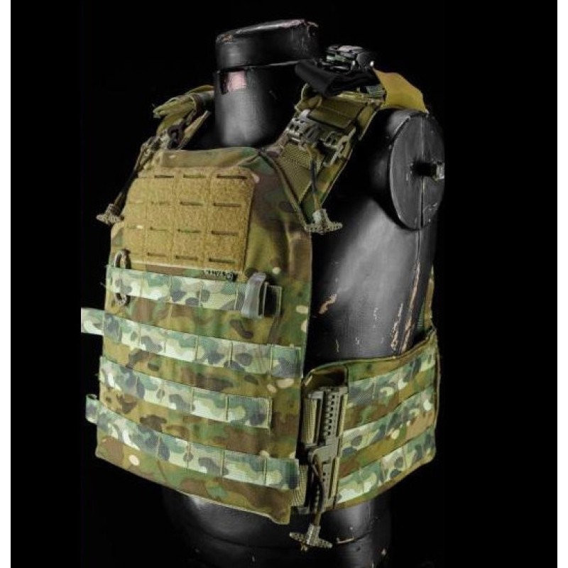 Плитоноска без плит зі швидким скиданням No Brand Cordura 1000D IRR One Size Мультикам (1747835778)