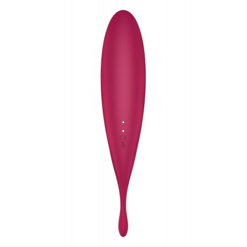 Смарт-вібратор для клітора з вакуумною стимуляцією Satisfyer Twirling Pro+ dark red в інтернет супермаркеті PbayMarket!