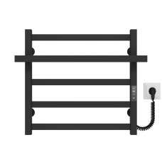 Рушникосушарка електрична Nicolе П5 500х500 Deffi Чорний JD04 (A.NI.50.50.5.E.B.R.2)