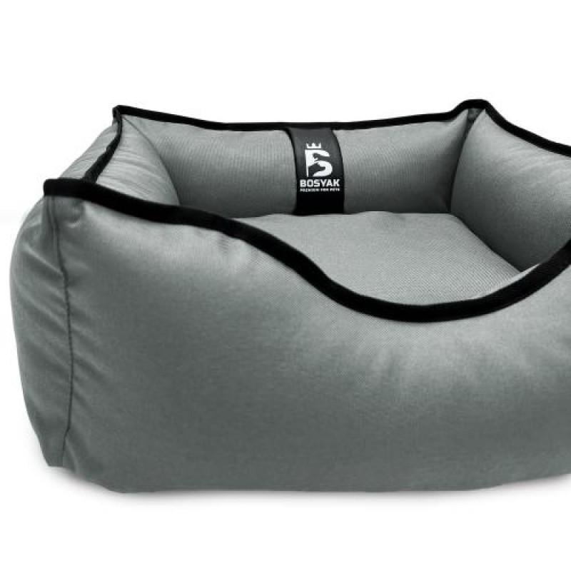 Лежак ліжко для собак та котів EGO Bosyak Waterproof XS 50x45 Сірий (спальне місце для собак та котів)