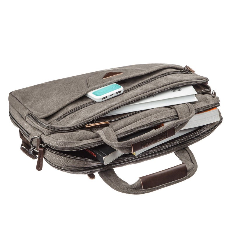 Сумка для ноутбука 15.6 Vintage 20087 Сіра