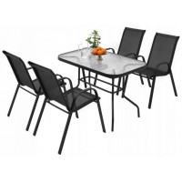 Комплект садових меблів Kontrast Majorka DUO-4 Black Комплект садових меблів Kontrast Majorka DUO-4 Black