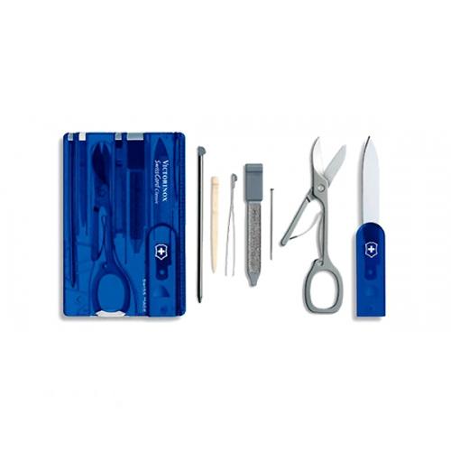 Набір Victorinox Swisscard 82x54x4 мм 10 функцій Синій (0.7122.T2) Набір Victorinox Swisscard 82x54x4 мм 10 функцій Синій (0.7122.T2)
